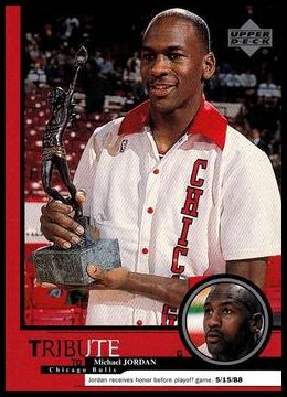 8 Michael Jordan (Honor before playoff game 5-15-88)